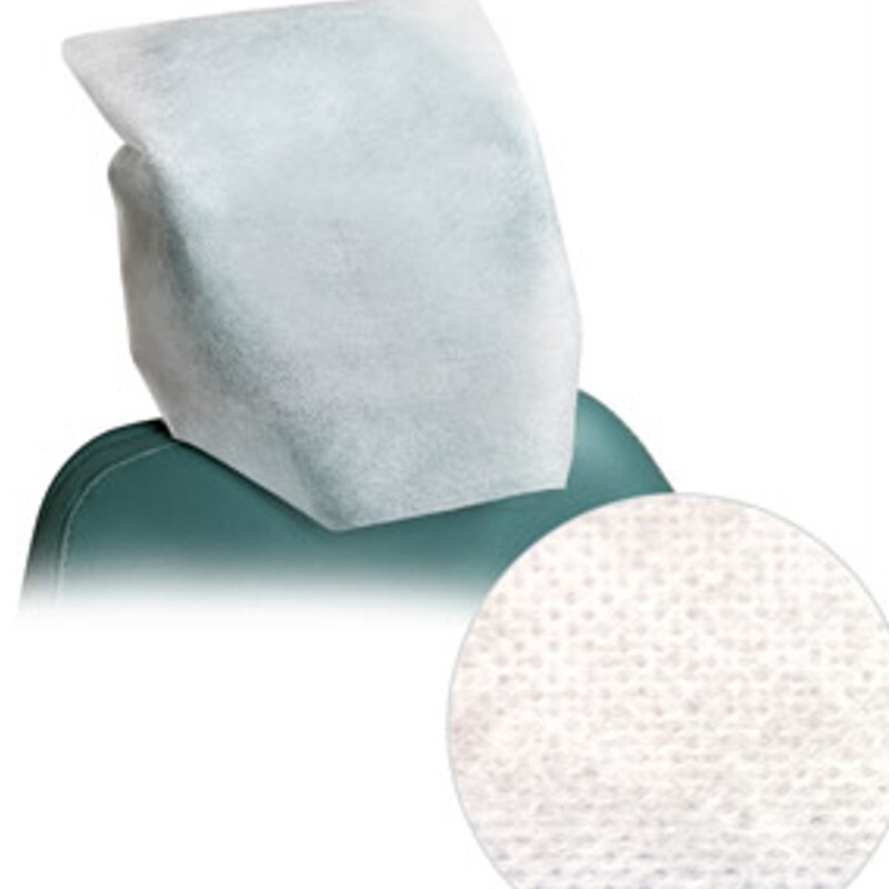 Safedent H50138 – Dental Headrest Covers White Paper/Poly 10»x10» 500/Case