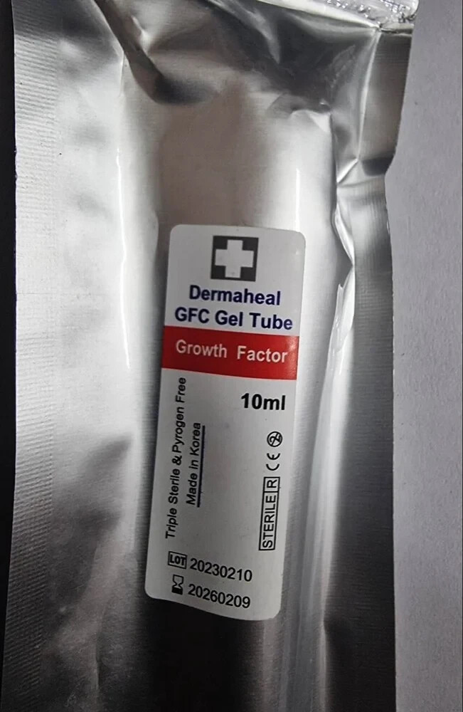 GFC Gelprp Tube Growth factor Concentrate 10ml Tube Pack of 100 FREE SHIPPING