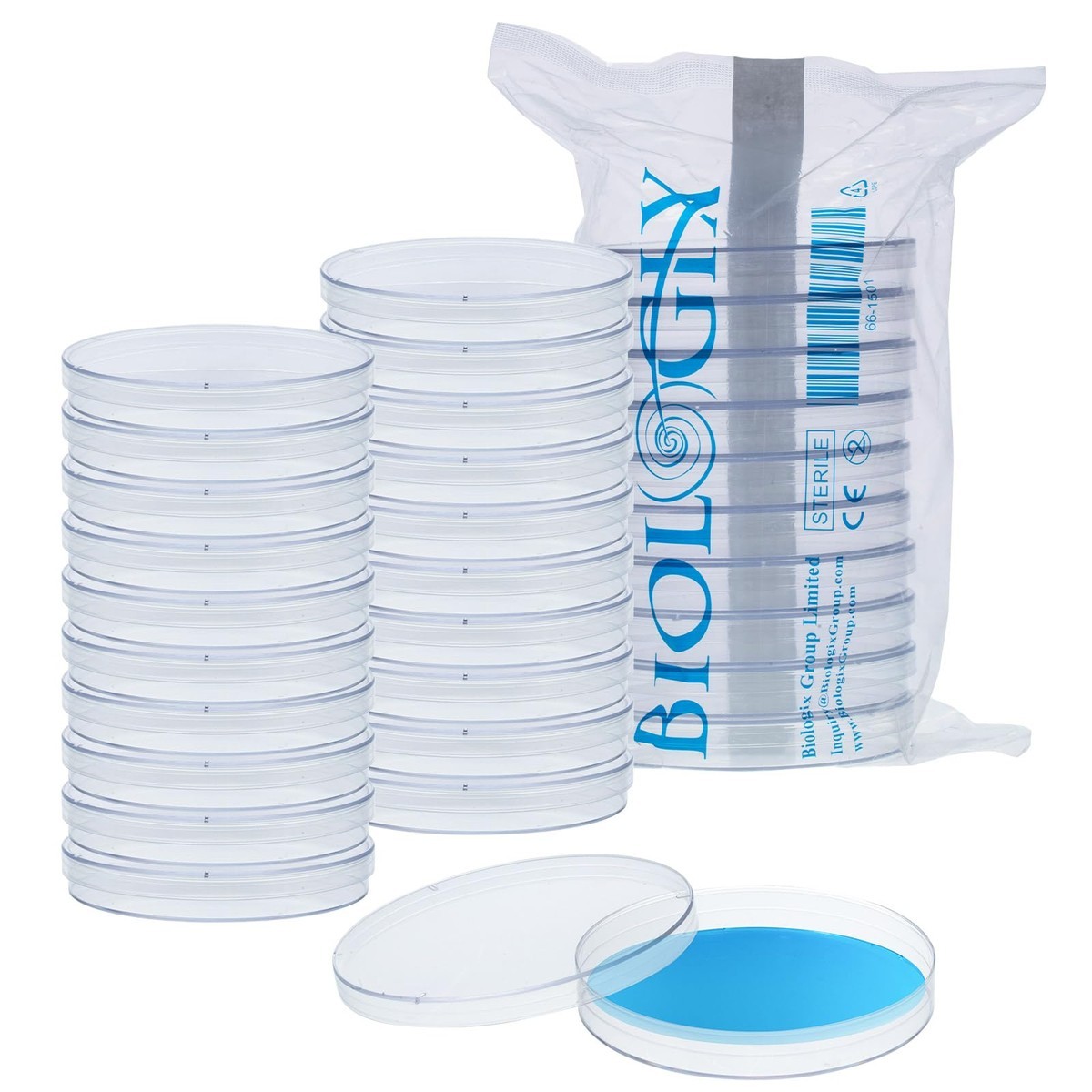 Cryoking 30 Pack Petri Dishes Lids 90X15Mm Sterile Petri Dishes Plastic Petri