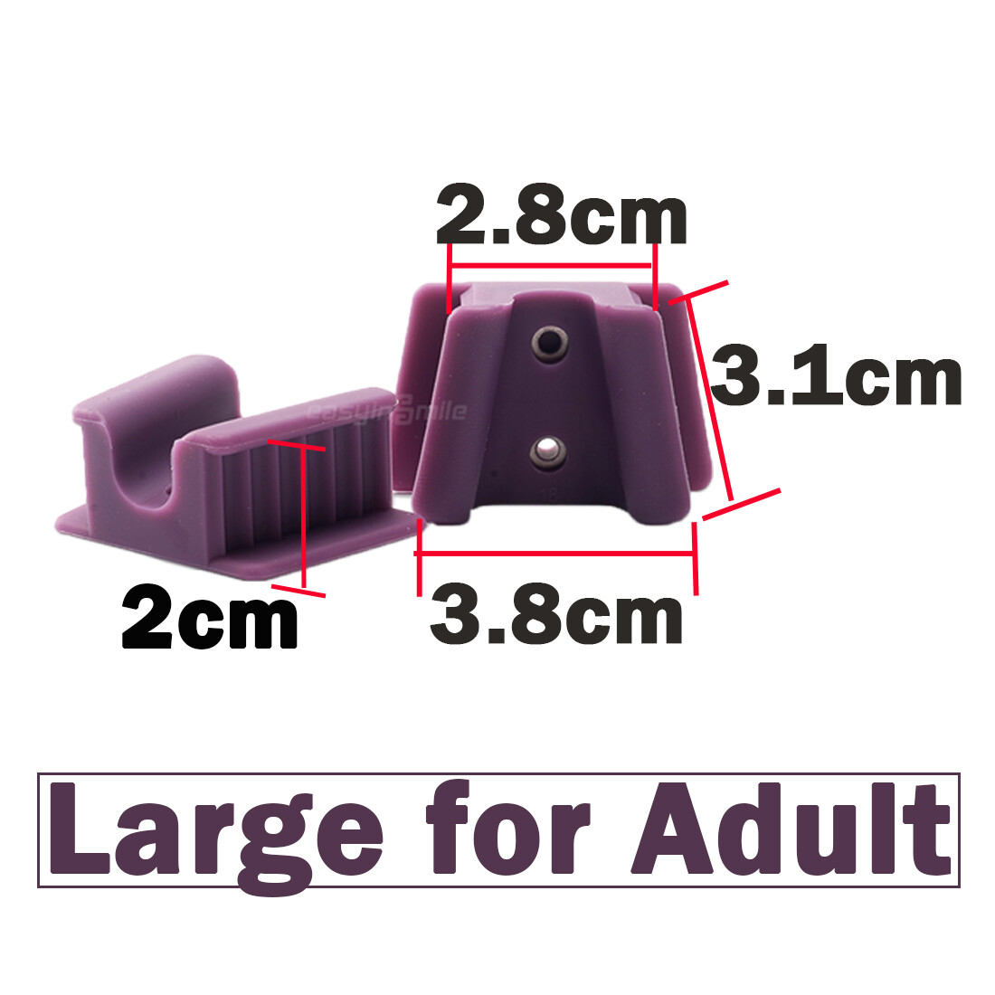 2X Dental Bite Block rubber Mouth Props opener retractor Child/Adult Autoclave