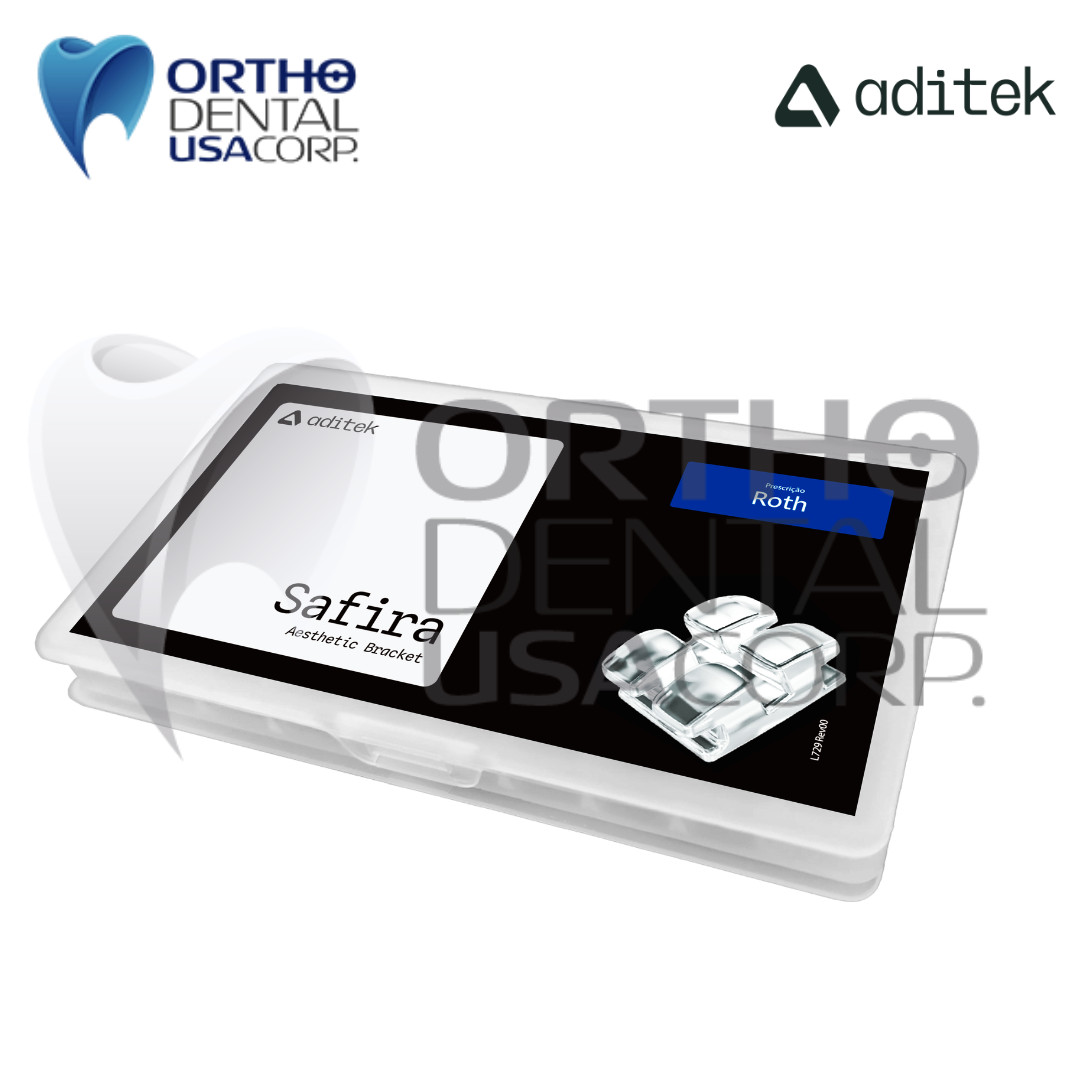 Orthodontic Sapphire Brackets 0.22″ Roth H 3,4,5 / 20 pcs Aditek Orthodentalusa