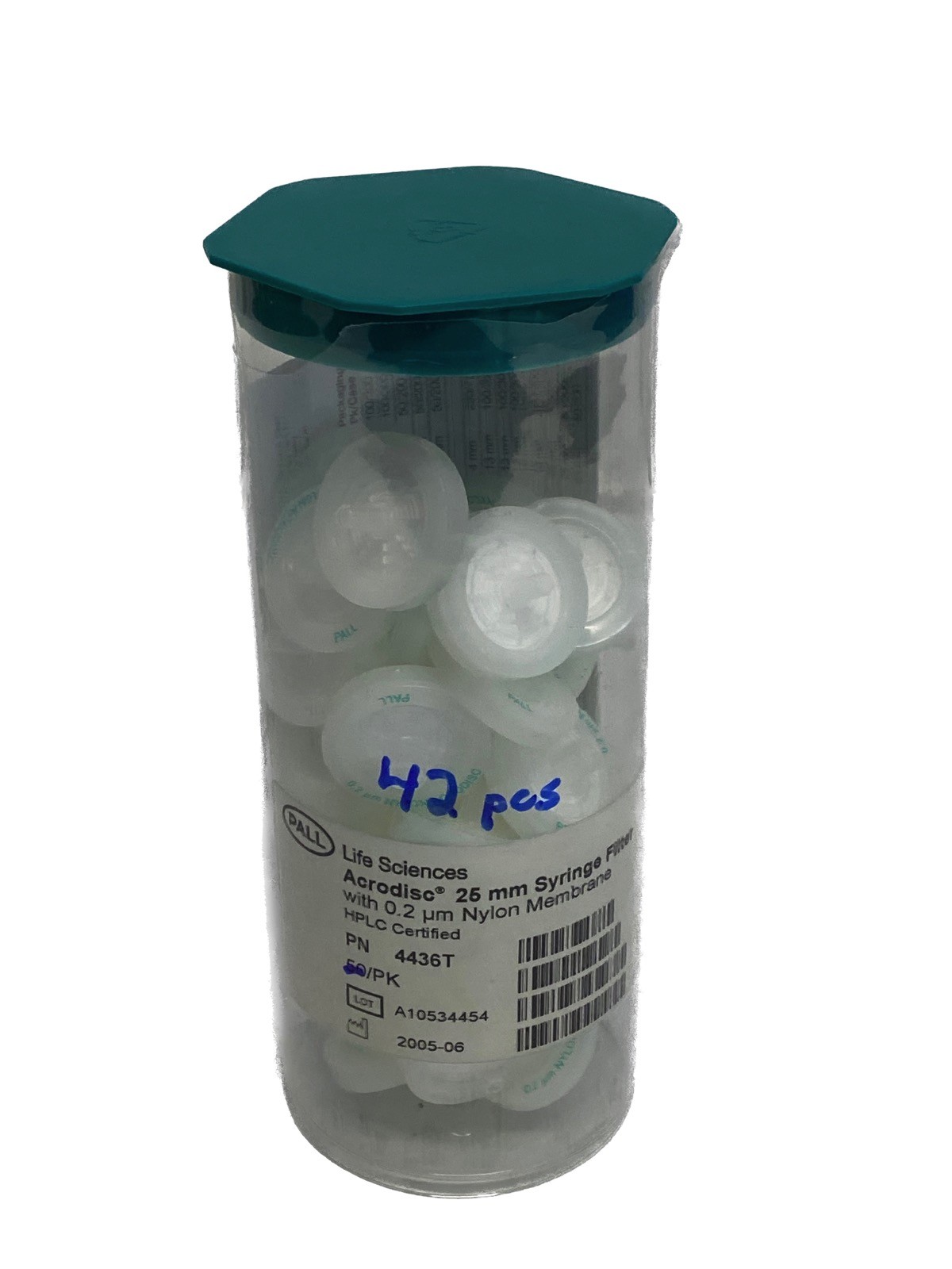 (42) PALL Acrodisc 25mm Syringe Filters 0.2um Nylon Membrane HPLC 4436T
