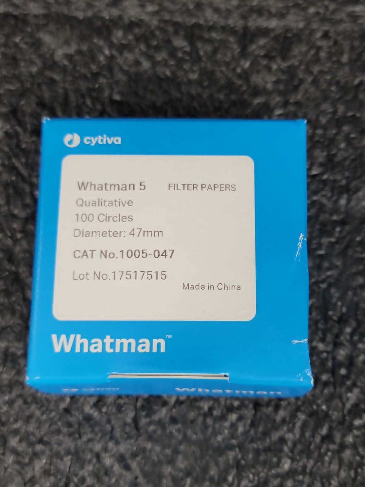 Cytiva 1005-047 Whatman Grade 5 Filter Papers Qualitative D 47mm 100 Circles