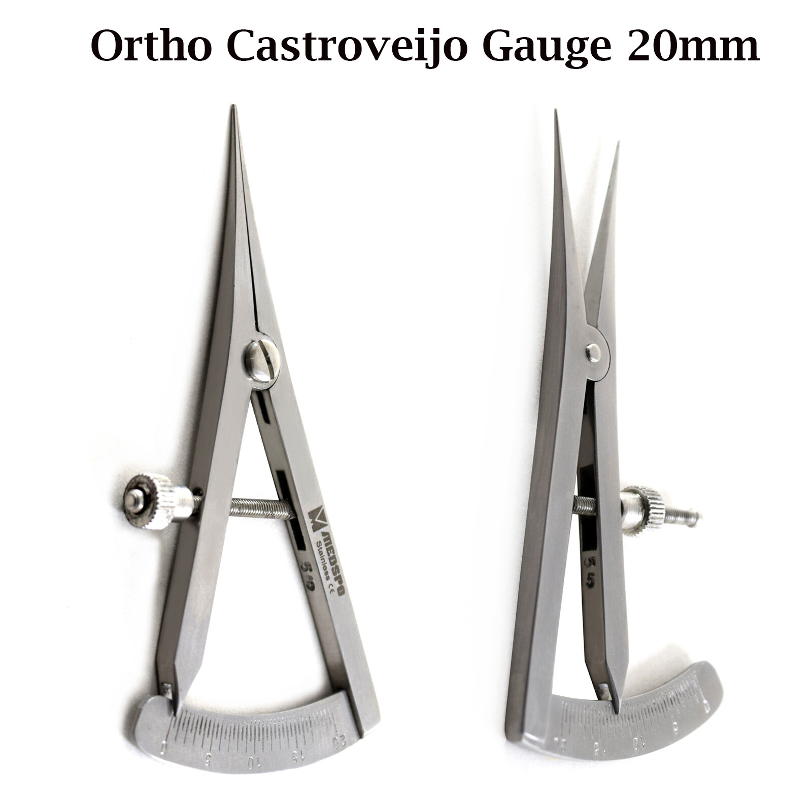 Orthodontic Dental Sliding Caliper Dental Implant Gauges Measuring Calipers