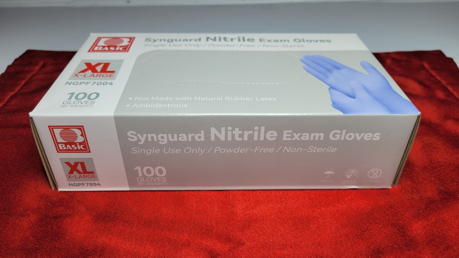 SYNGUARD NITRILE EXAM GLOVES (1X- Box Xl 100pcs)