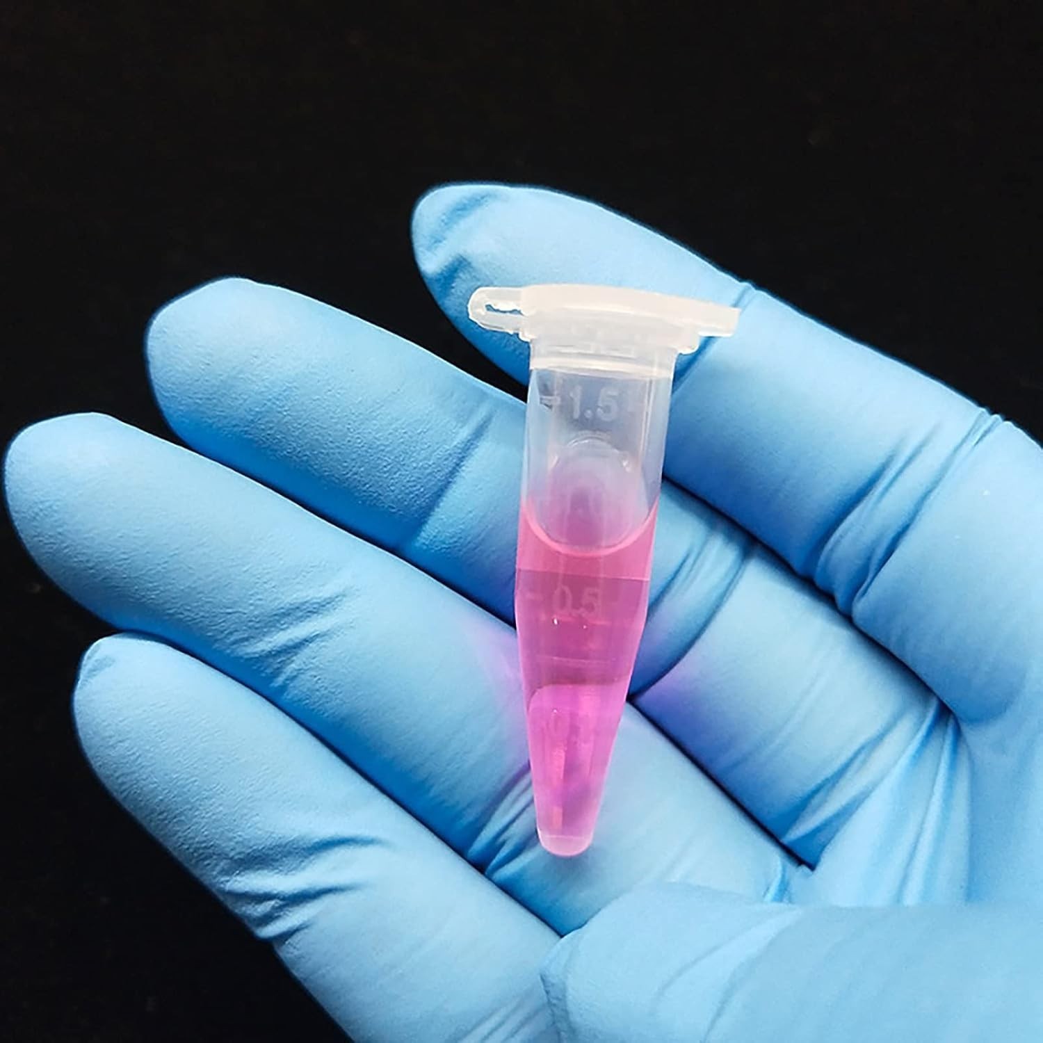150Pcs 0.2/0.5/1.5ml Clear Mini Plastic Test Tube Centrifuge Vials Snap Cap Lab