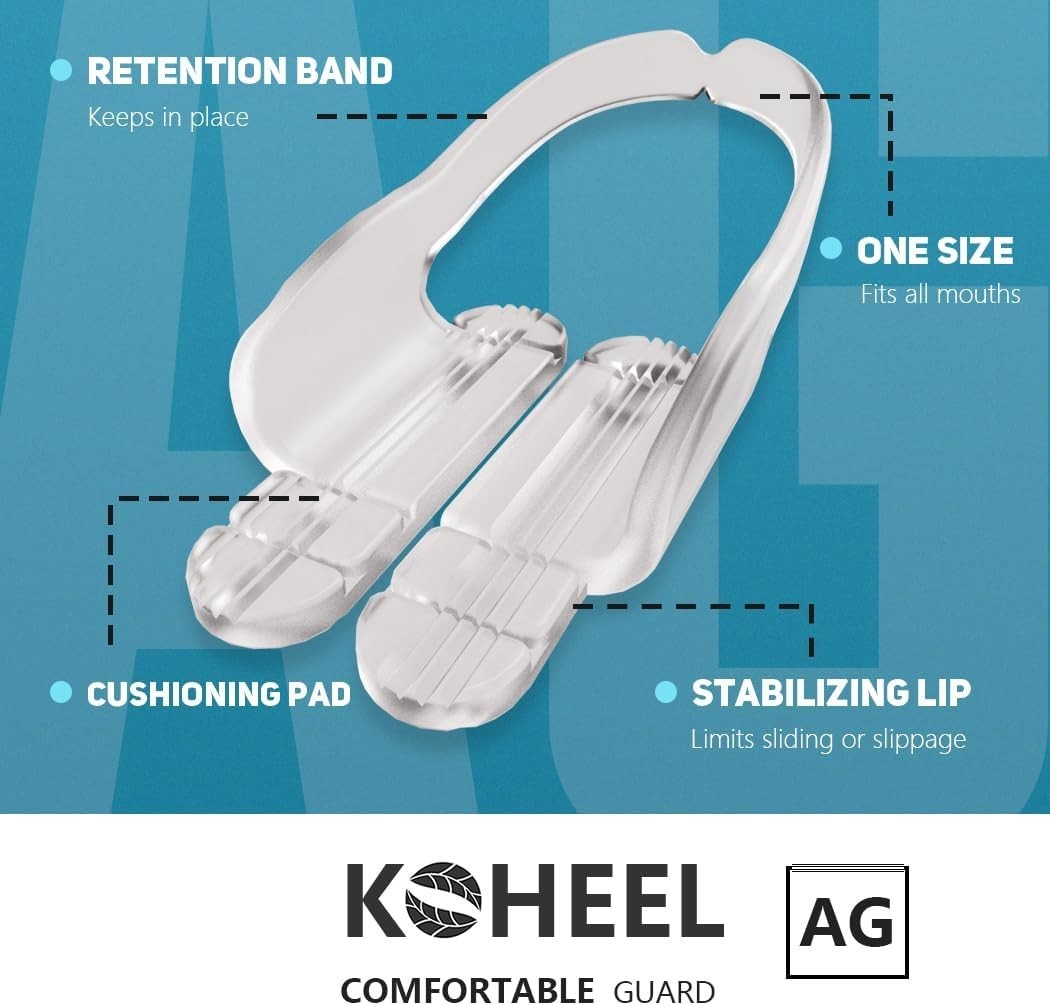 No-Boiling Adjustable Guard, Thin & Comfortable, One Size Fits All Mouth Guar…