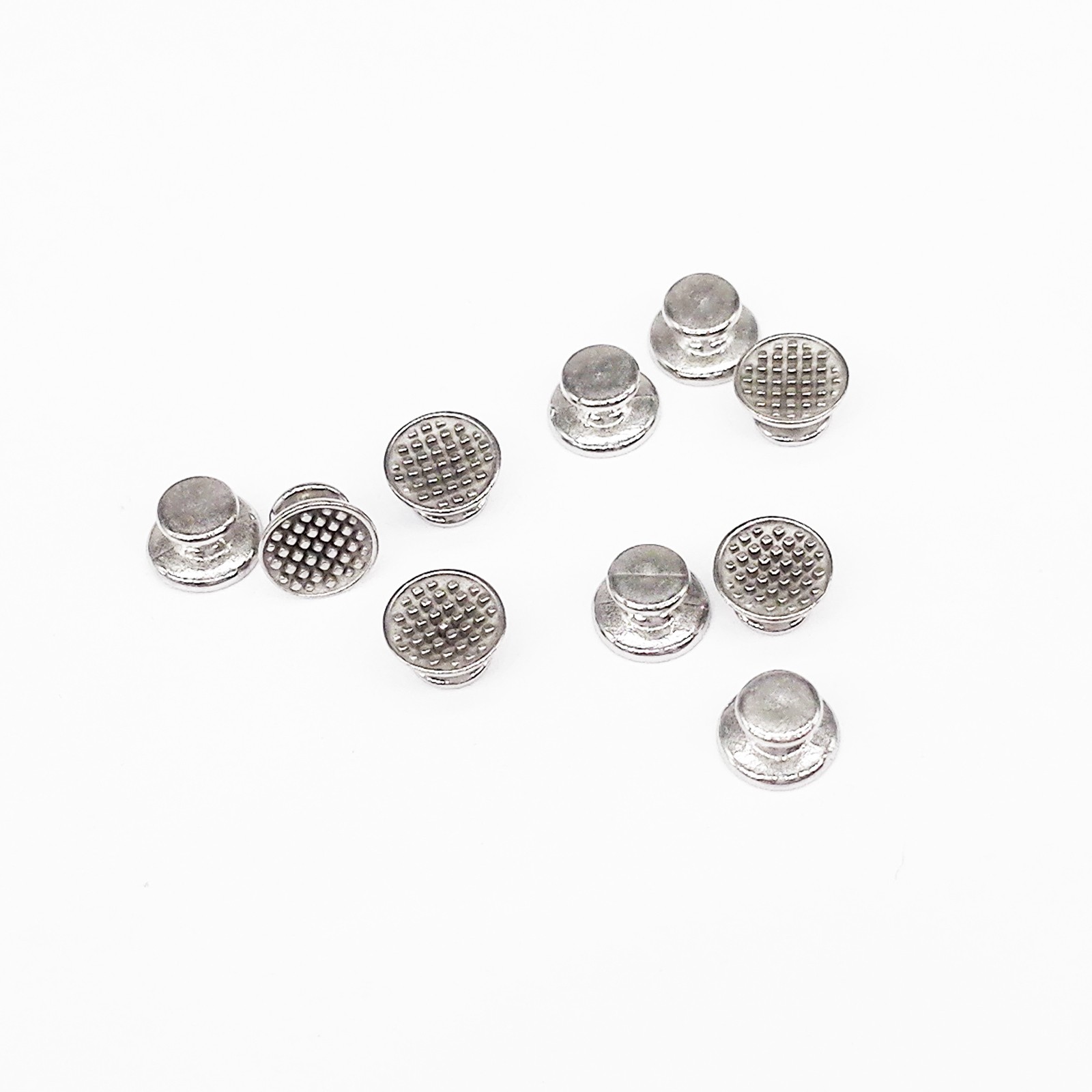 50pcs MacDent Dental Orthodontic Lingual Buttons Bondable Round Base 10pcs/pack