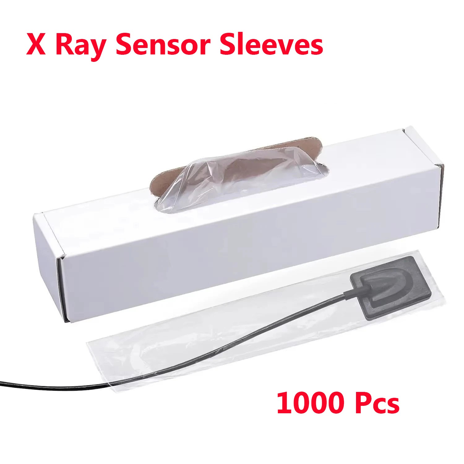 1000Pcs/Box Dental X-Ray Sensor Covers Disposable Sensor Sleeves 1-3/5″X8″