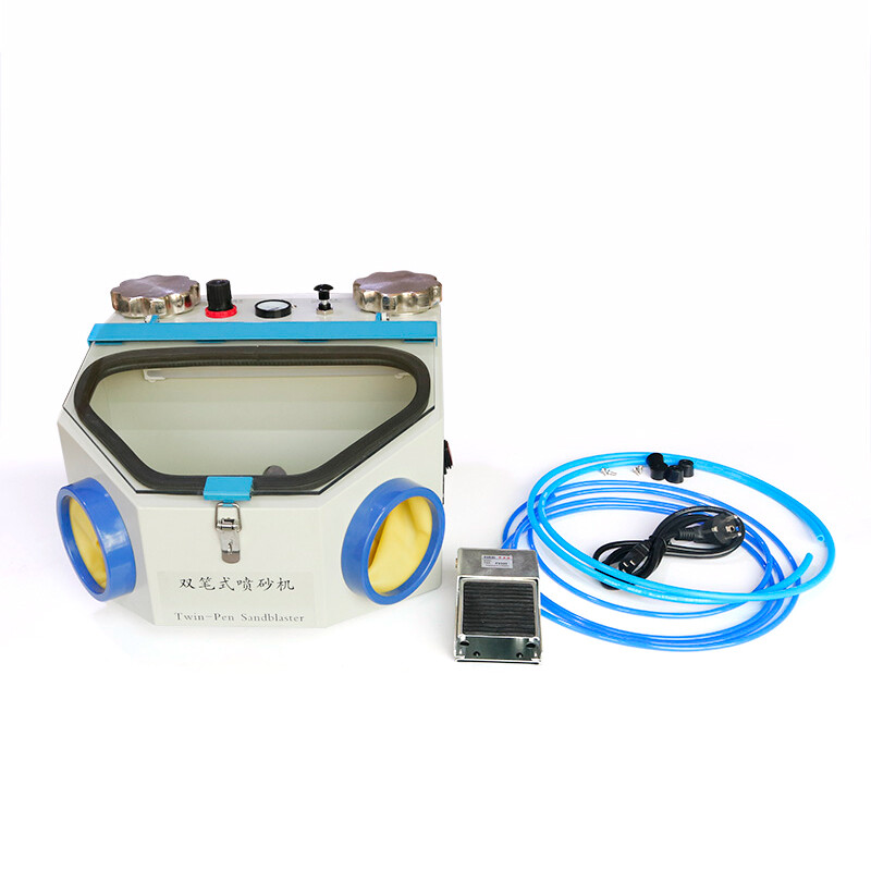 Dental Twin-pen Double Pen Sand Blaster Sandblaster Polisher & LED Light JG-218
