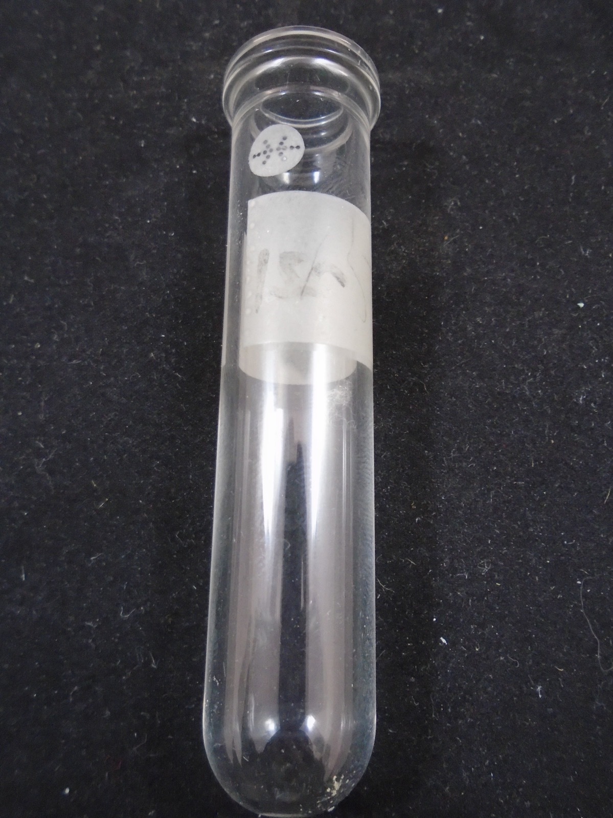 Lab Glass 20 x 80mm Cylindrical Round Bottom Plain Top Reaction Centrifuge Tube