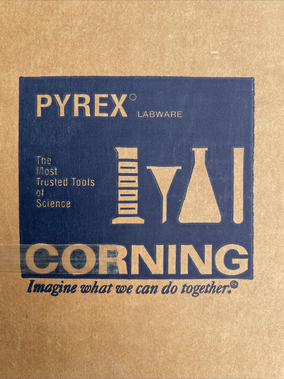 Burette 50ml Borosilicate Glass Pyrex Corning Lab Liquid Dispensing Tube Vintage