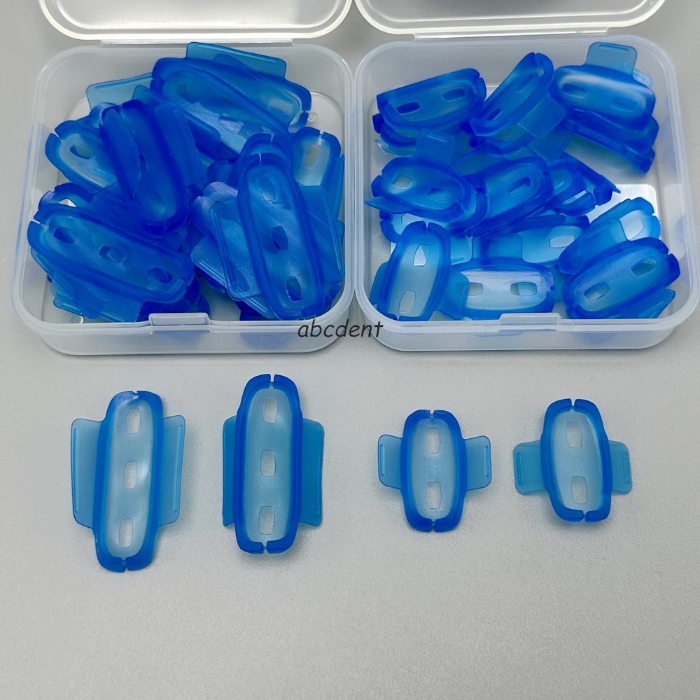 Dental Mini Dam MiniDam Rubber Dam Clamp Holder Gingival Guard Silicon Clips