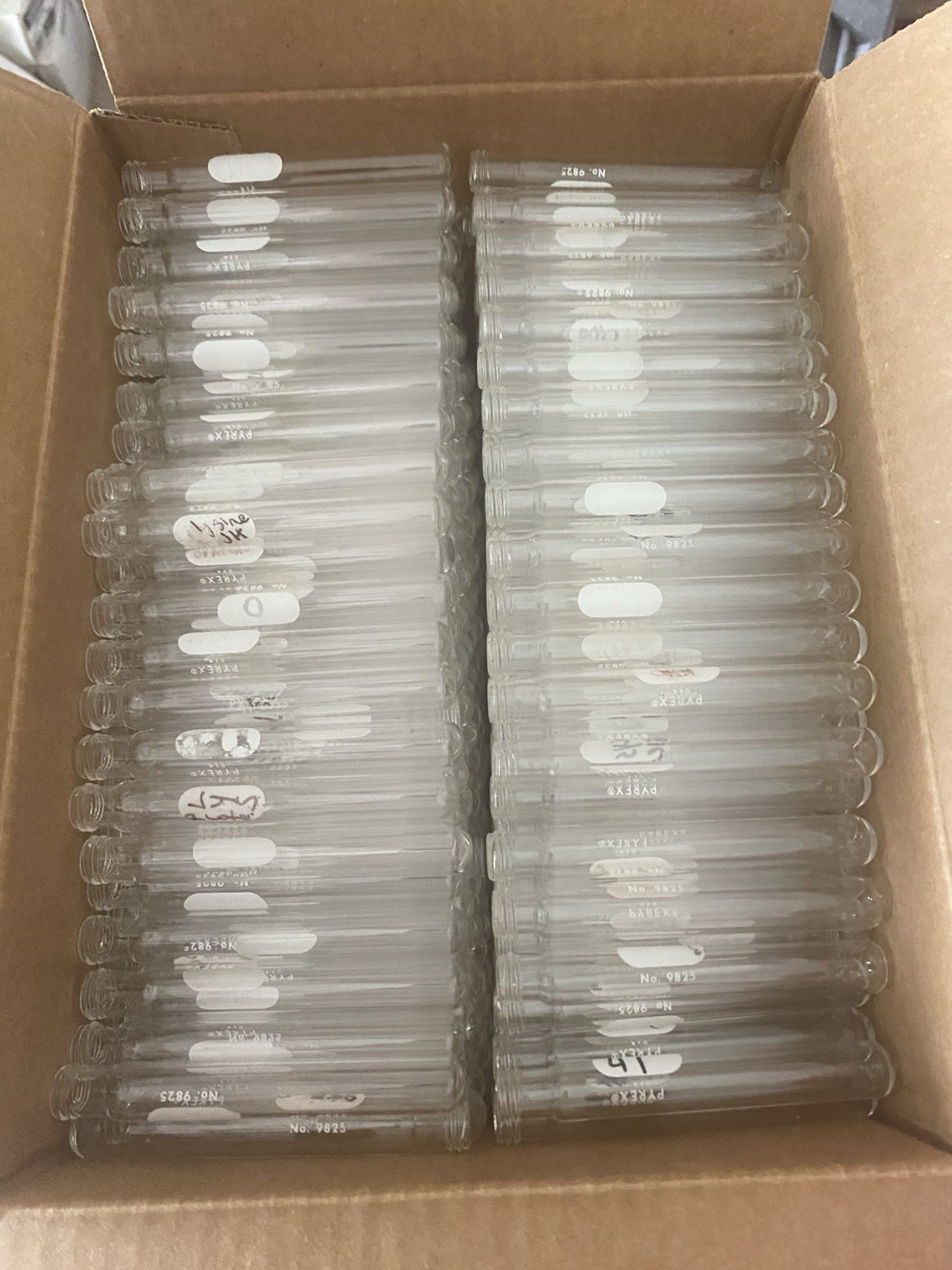 Lot 400+ Used Pyrex Corning Glass Culture Tubes 13 x 100mm 9825-13 – No Caps