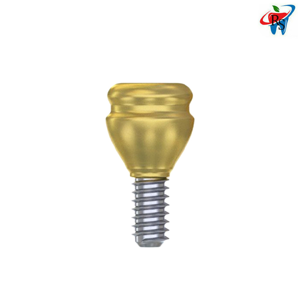 Dental Straight Loc In Attachment Adapter Head Conical Connection NP Titanium