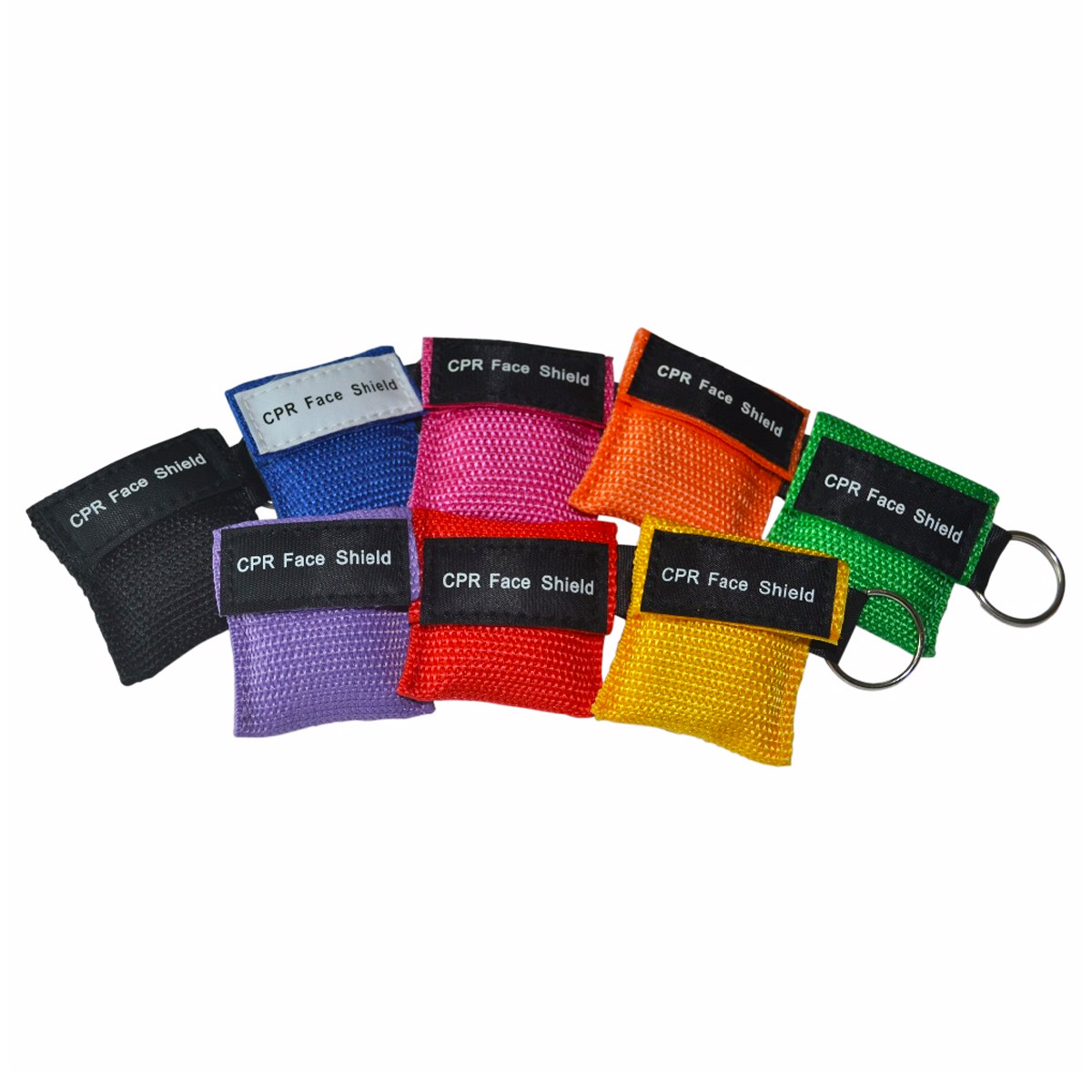 Portable CPR Mask Keychain Safty Emergency Face Shield First Aid Rescue Bag