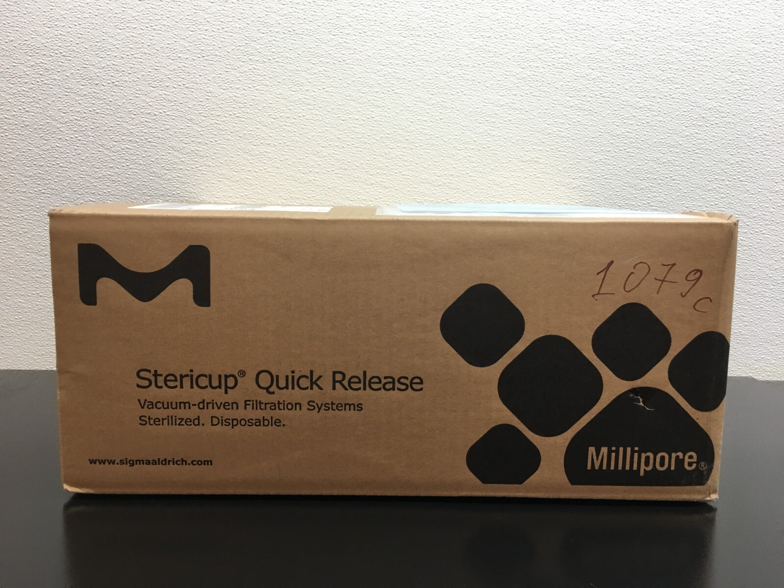 Millipore Cat No S2VPU02RE Stericup Quick Release 0.10um 250mL Vacuum Filtration