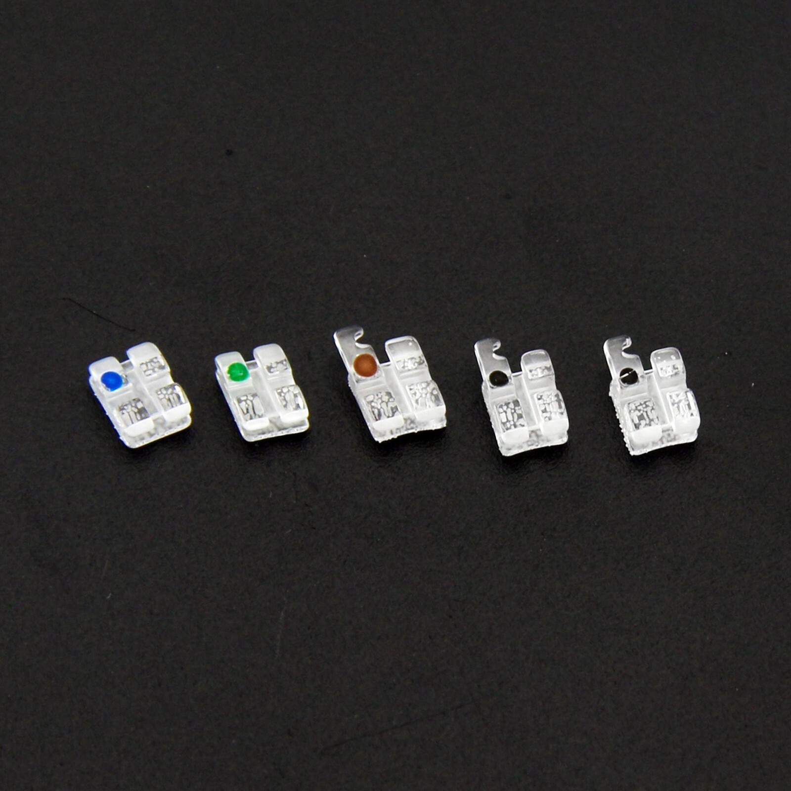10Kit TAR ABSOLUTE Orthodontic Monocrystalline Sapphire Ceramic Brackets MBT 022