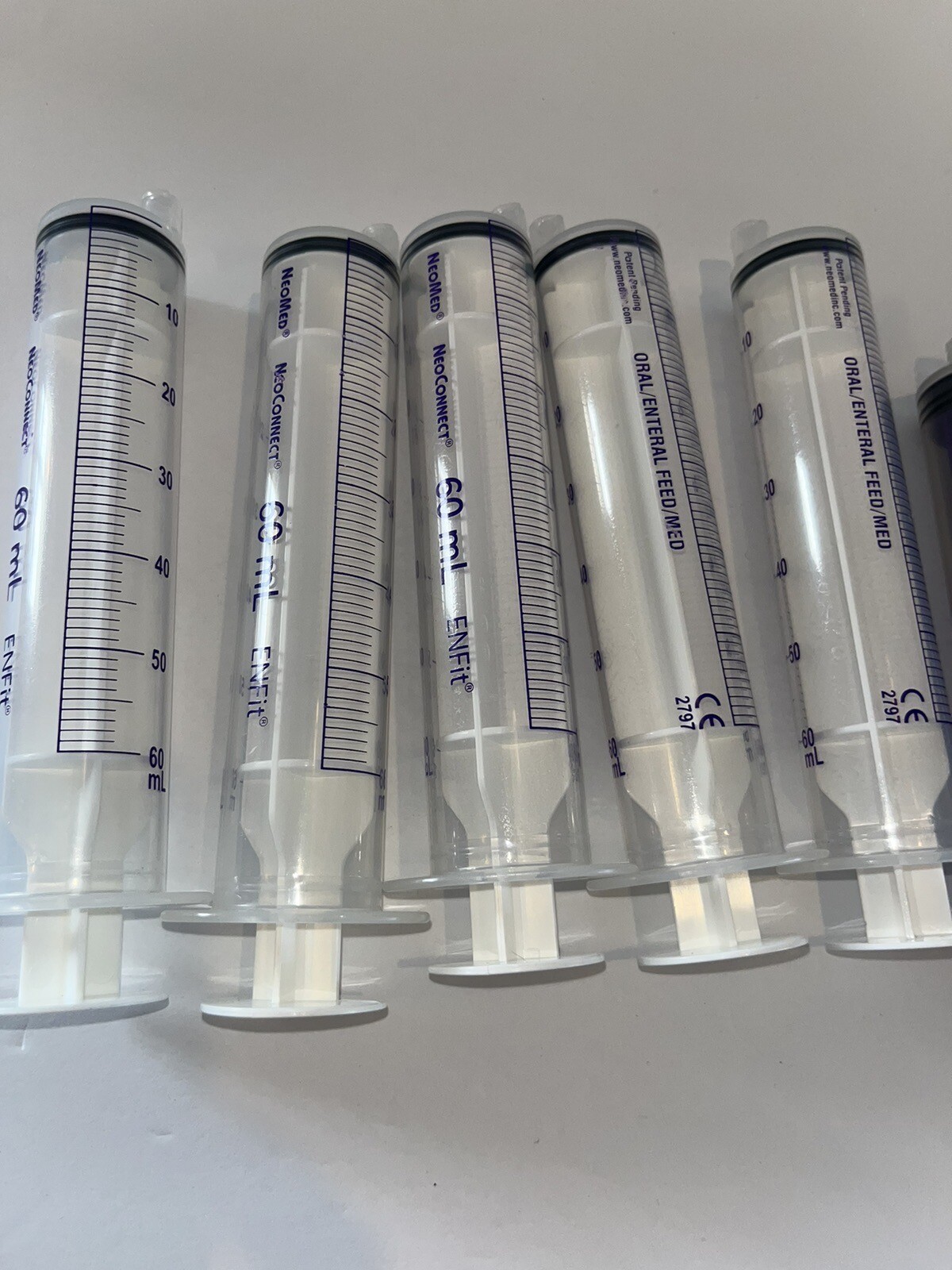 NEW Syringes Non Sterile Multiple Sizes Lot Of 17