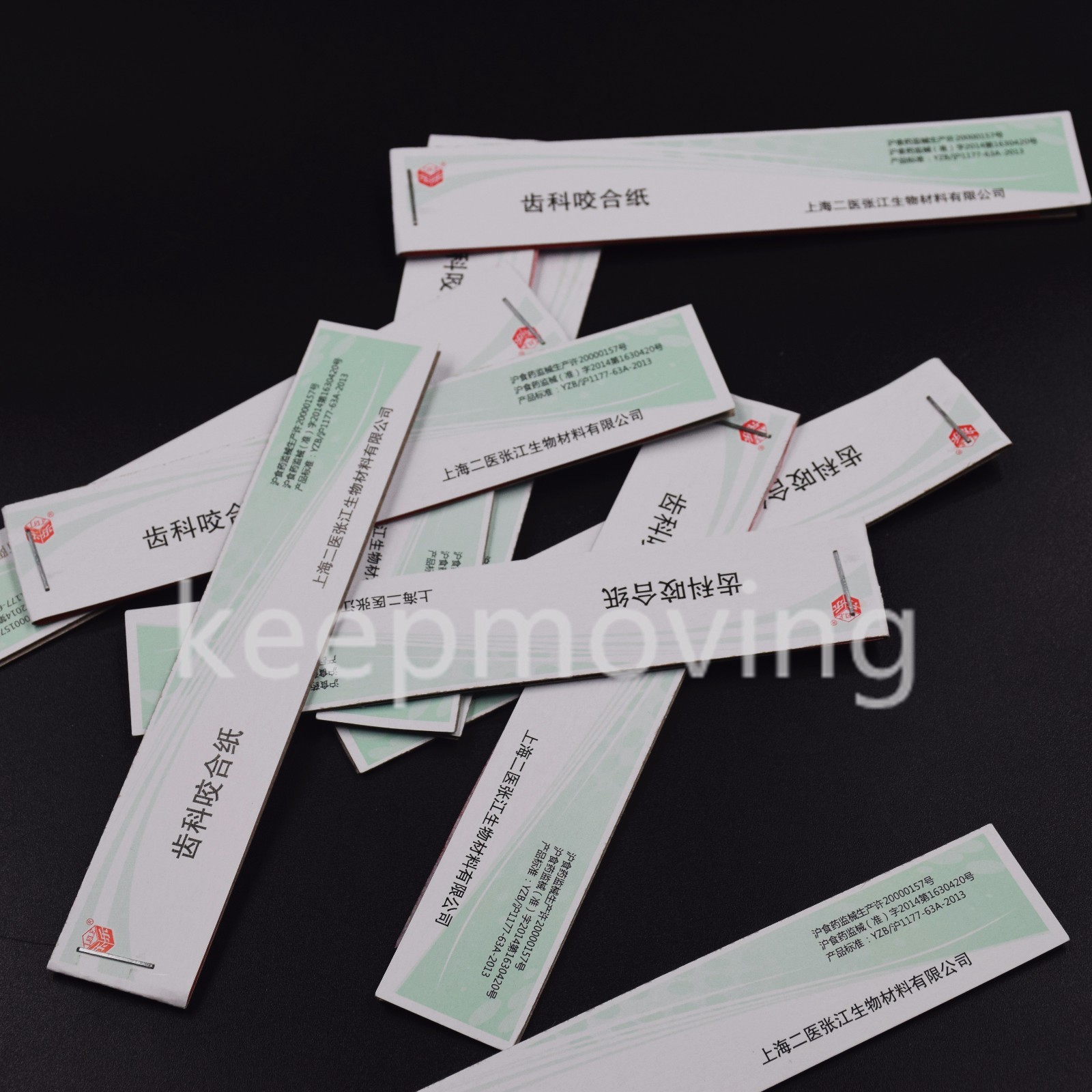 Practical Articulating Paper Soft Thin Strips Accurate 10 Sheets*20 Books Red