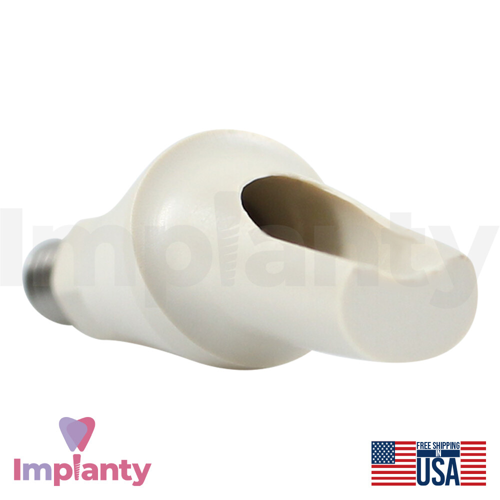 1x GDT Peek Temporary Anatomic Angled Dental Prosthetic 15° RP Conical 2.65mm