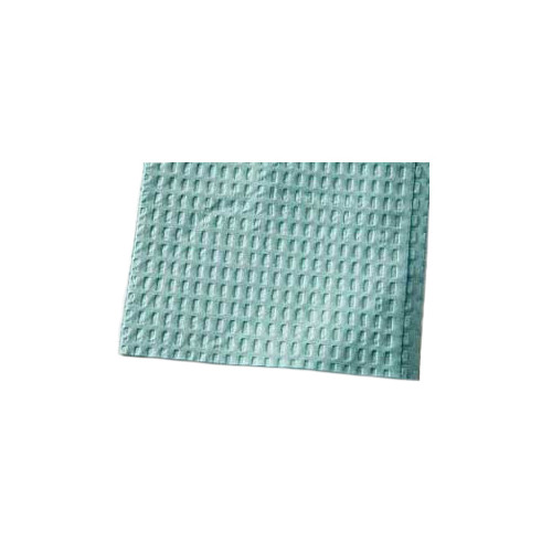 Tidi 917403 Dental Patient Bibs 3+1 Ply Paper Poly 13» X 18″ 500/Cs Blue