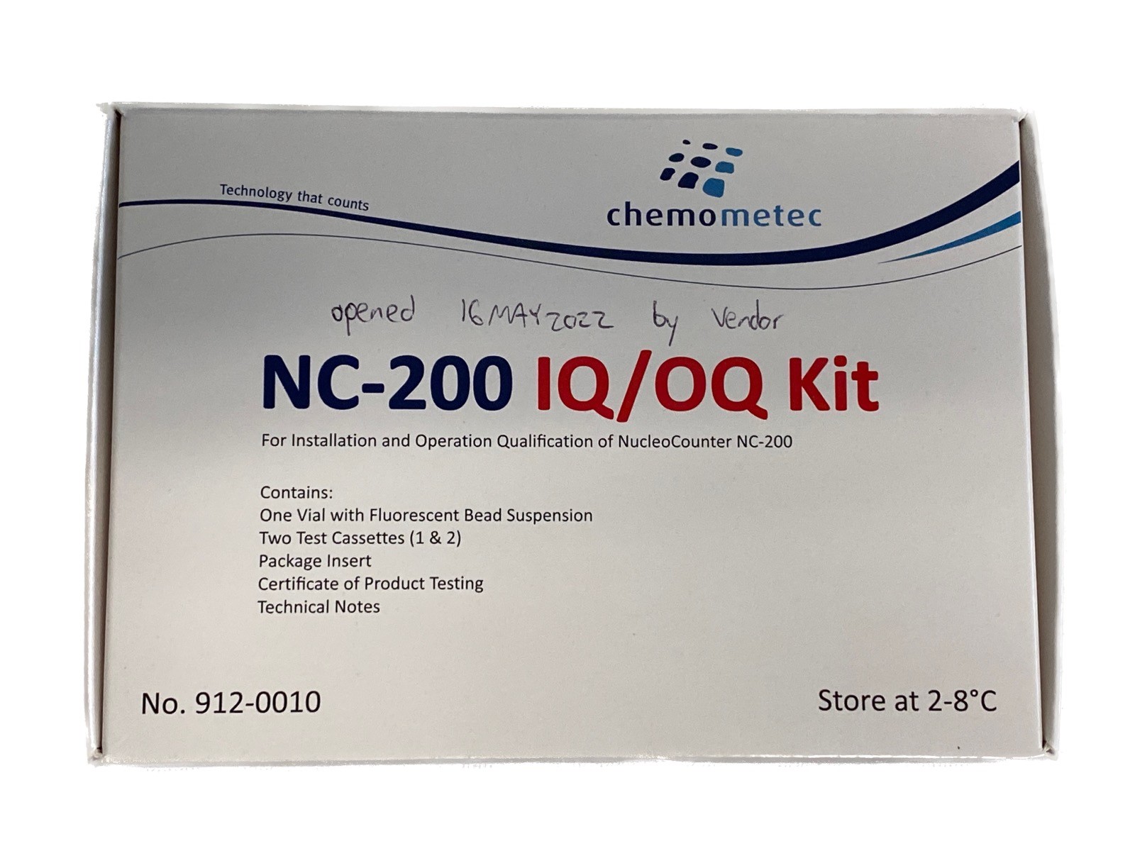 CHEMOMETEC NC-200 IQ/OQ Installation Operation Qualification for NC-200 912-0010
