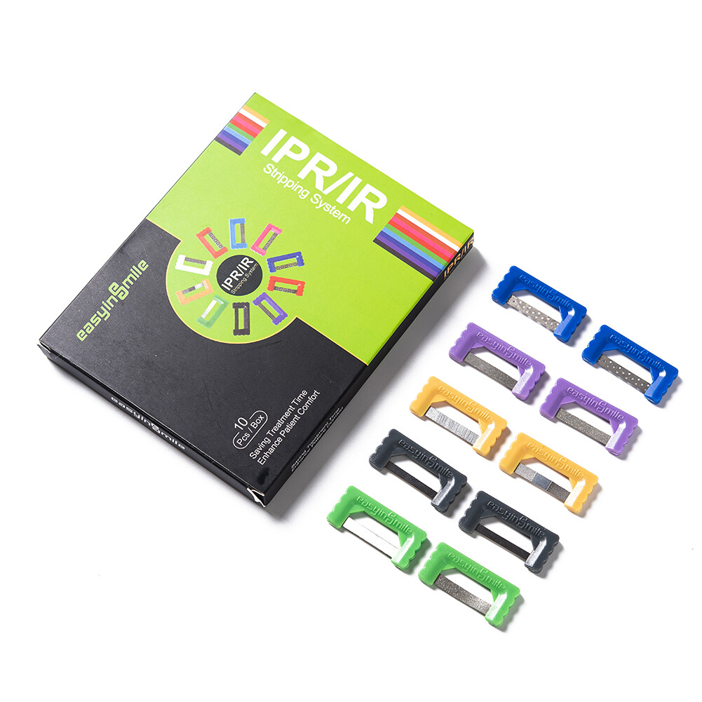 10Pcs Dental Quick Strips IPR IR Interproximal Reduction Polishing Serrated Saws