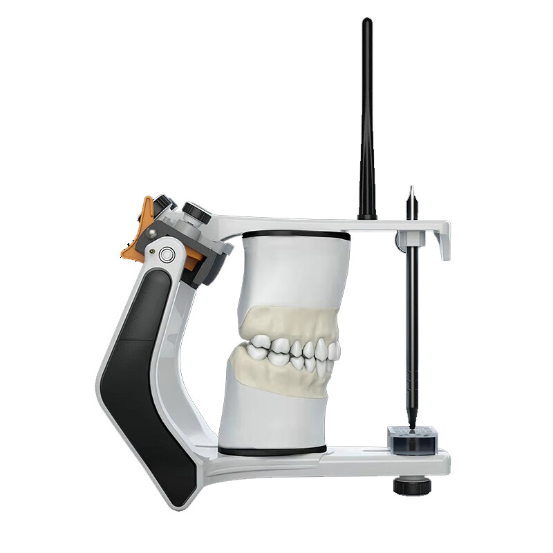 Dental Lab Semi-Adjustable Articulator A7 PLUS Type with Face Bow Carry Case USA