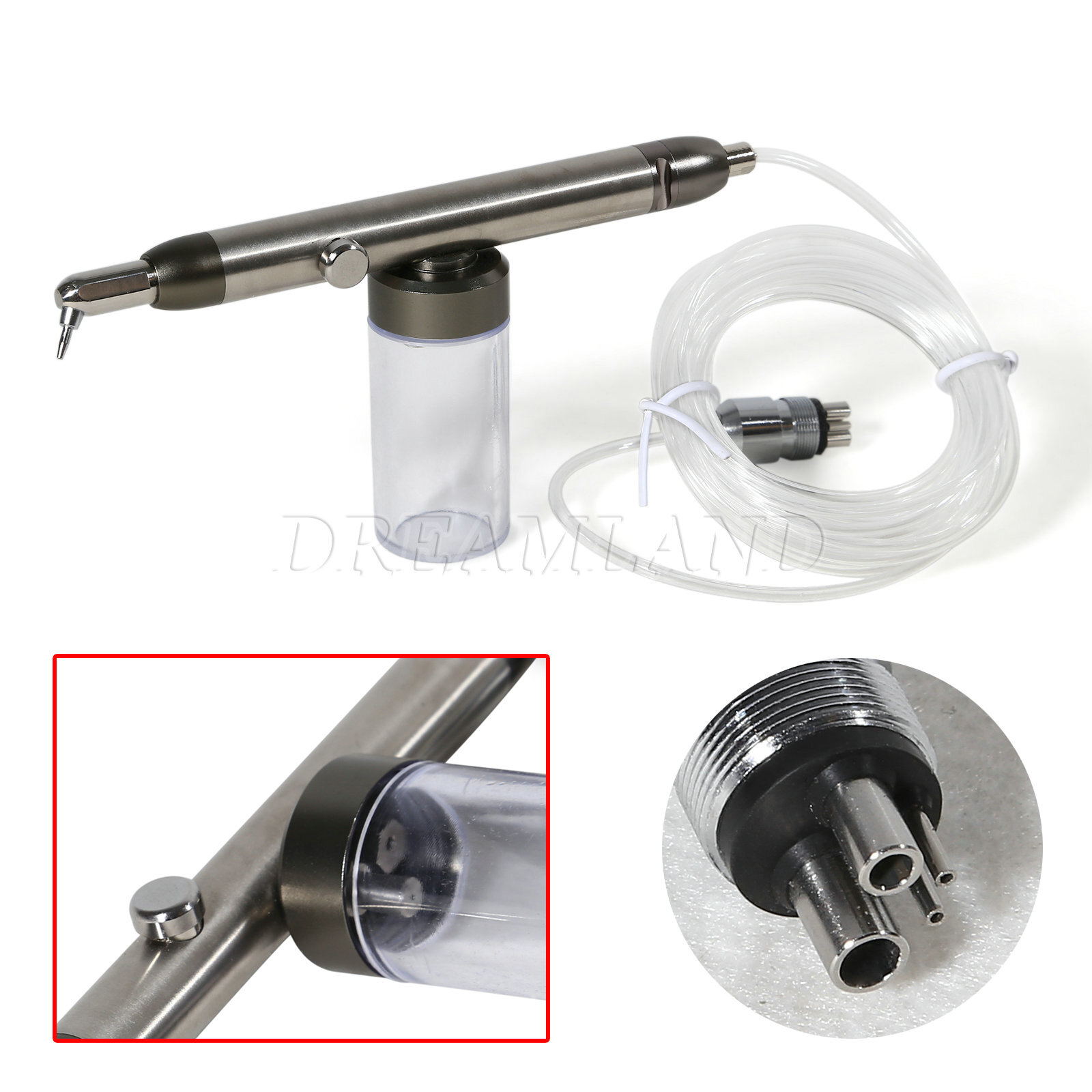 Dental 0.5mm Air Abrasion Micro-etcher Polisher Sandblaster 4 Hole Blasting