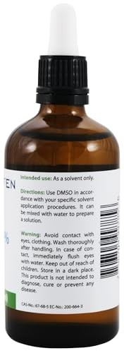 Heiltropfen 70% DMSO – Pharmaceutical Grade Dimethyl Sulfoxide Liquid, 3.4 Oz