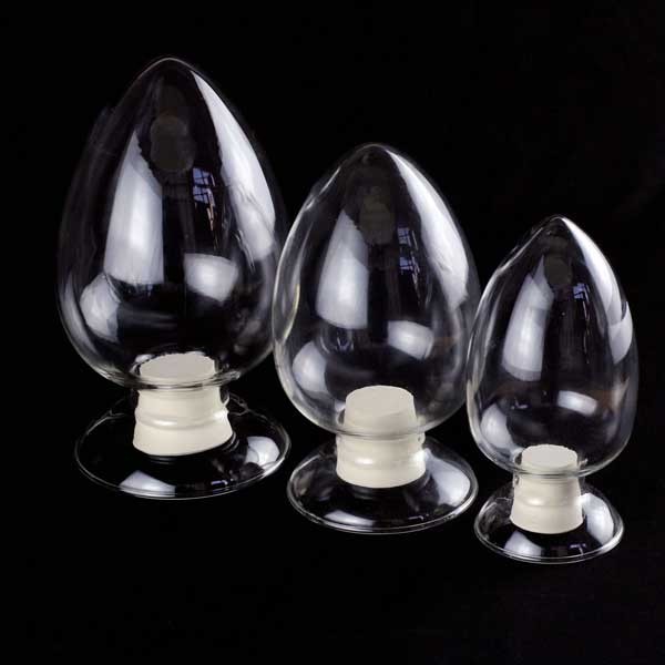 125ml 250ml 500ml Transparent Specimen Bottles w/ Stopper Display Container