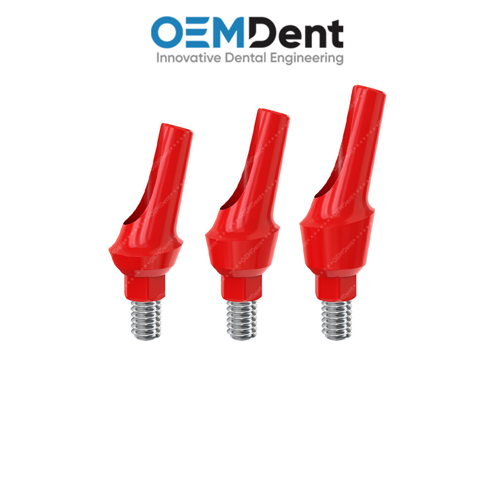Angulated Anatomic Castable Prosthetic 15° – Zimmer® Int Hex 2.42mm Compatible