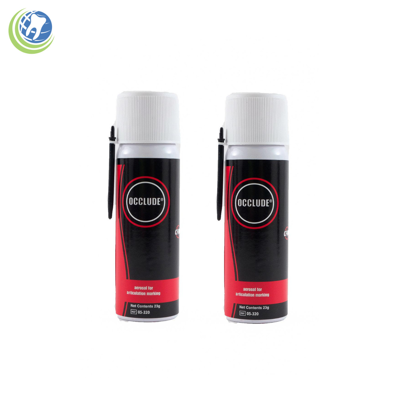 2X OCCLUDE PASCAL DENTAL ARTICULATING AEROSOL INDICATOR POWDER – RED 23g