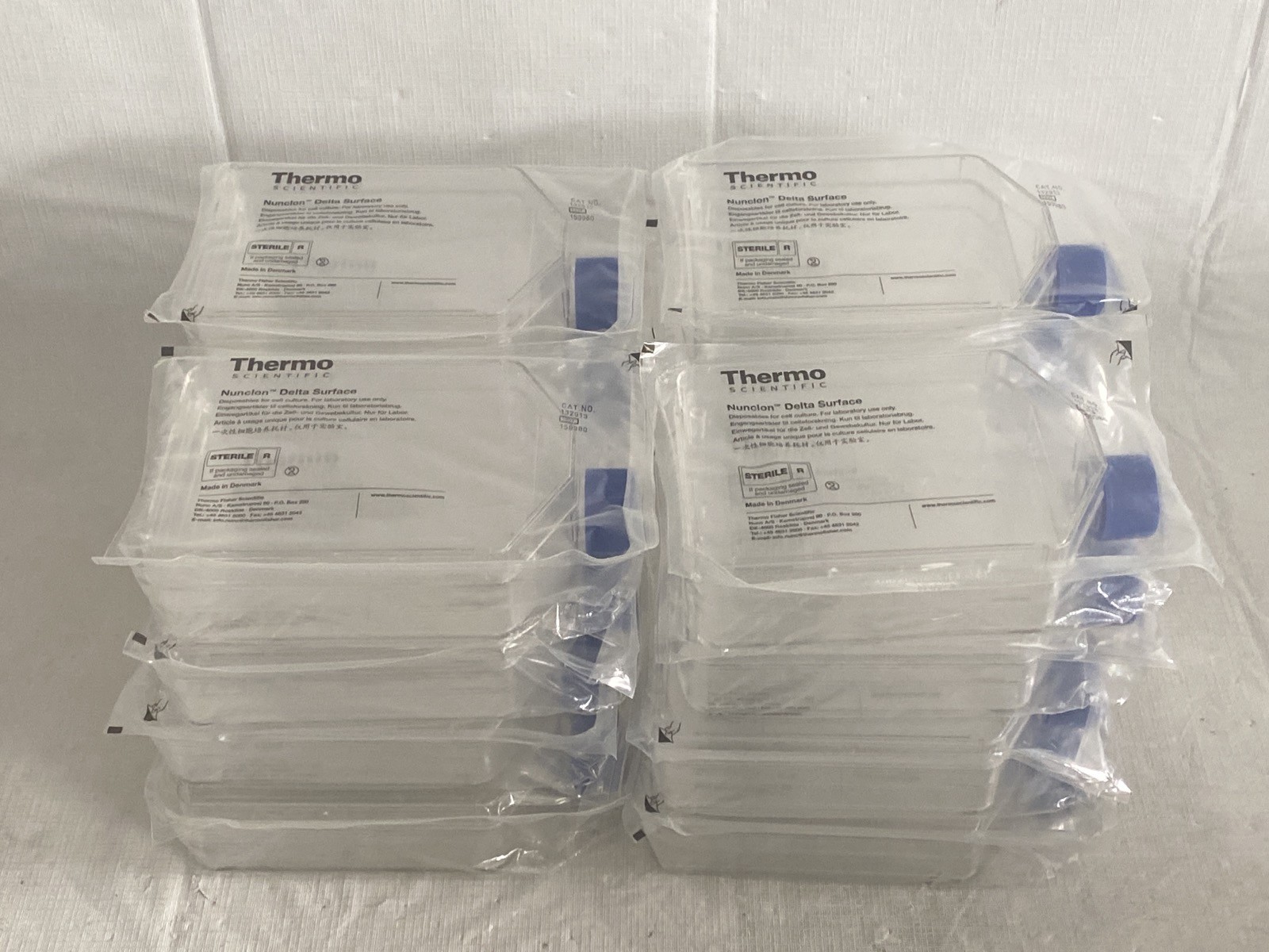 (11) THERMO NUNC 200mL Nunclon TripleFlask Treated Cell Culture Flasks 132913