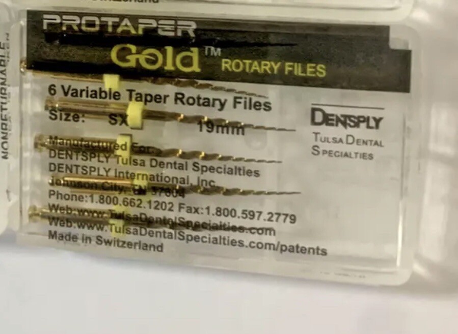 Dentsply ProTaper Gold Rotary Files SX-19 mm