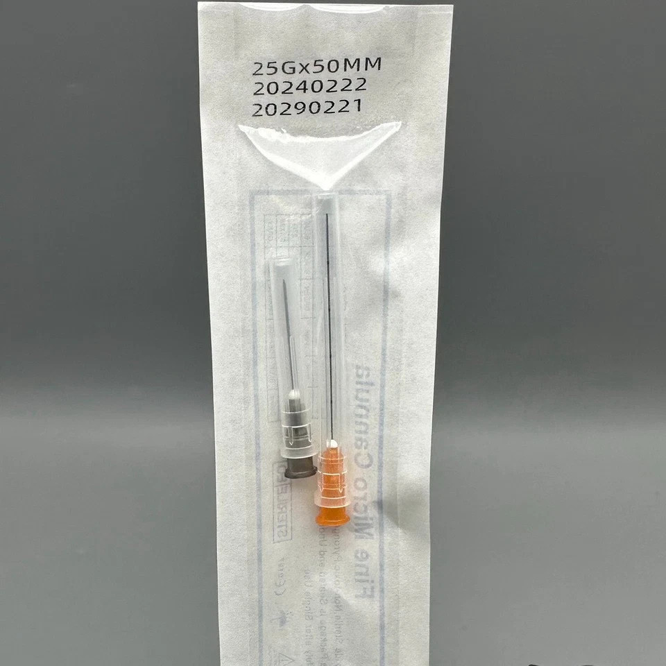 Sterile microcannula Blunt Tip Cannula Needle Injectable Hyaluronic Acid Fillers