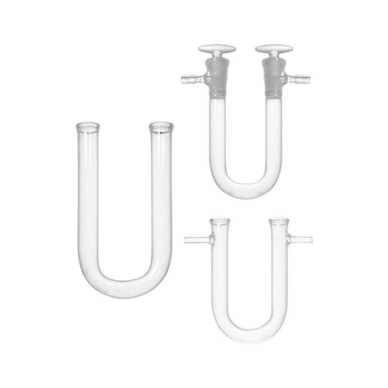 Lab Supply: U-shaped Tube Borosilicate Various Sizes Chemistry Drying Tube