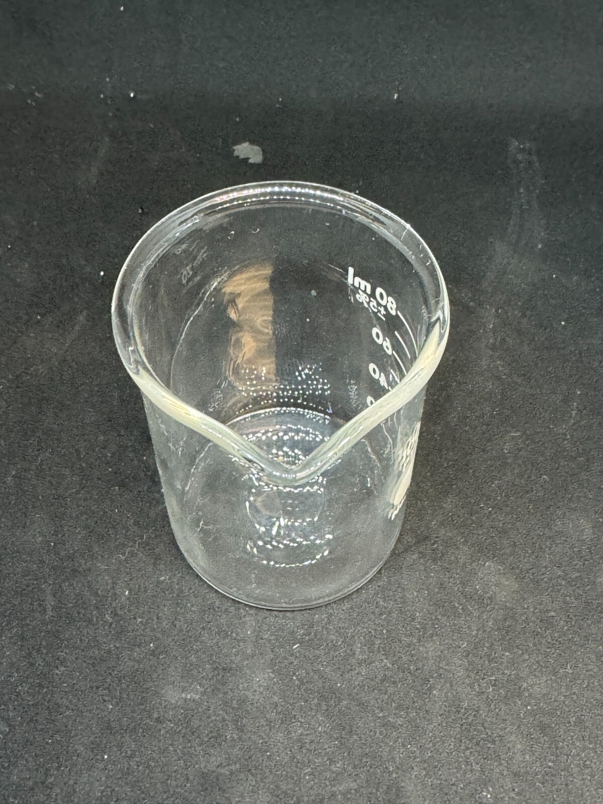 set CORNING PYREX Glass crystalizing dish 80 x 40 & Beaker 100 ML 3140 -J119