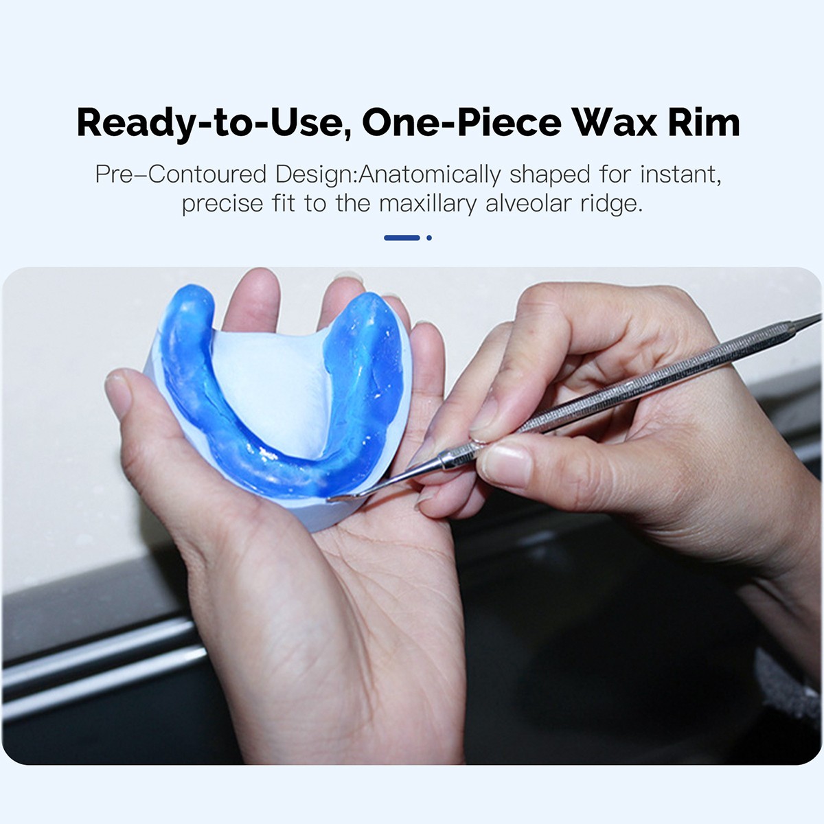 Pro Dental Wax U Shape Rim Model Base Plate Wax Casting Bite Block Wax Occlusal