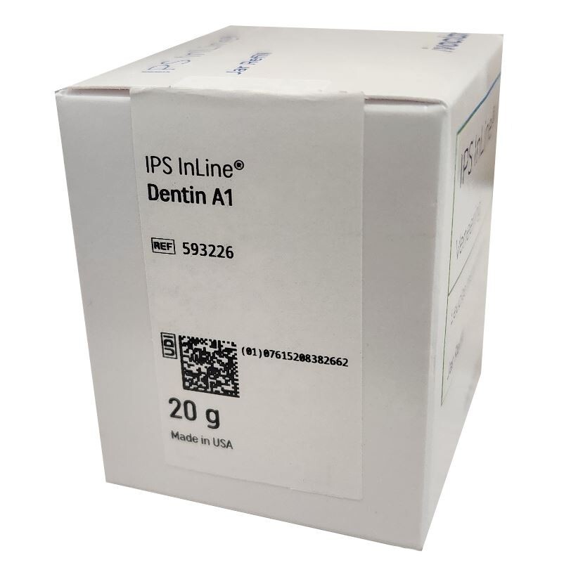 *1-Pack* Ivoclar Vivadent IPS InLine Dentin A-D A1 Refill 20g Powder 593226