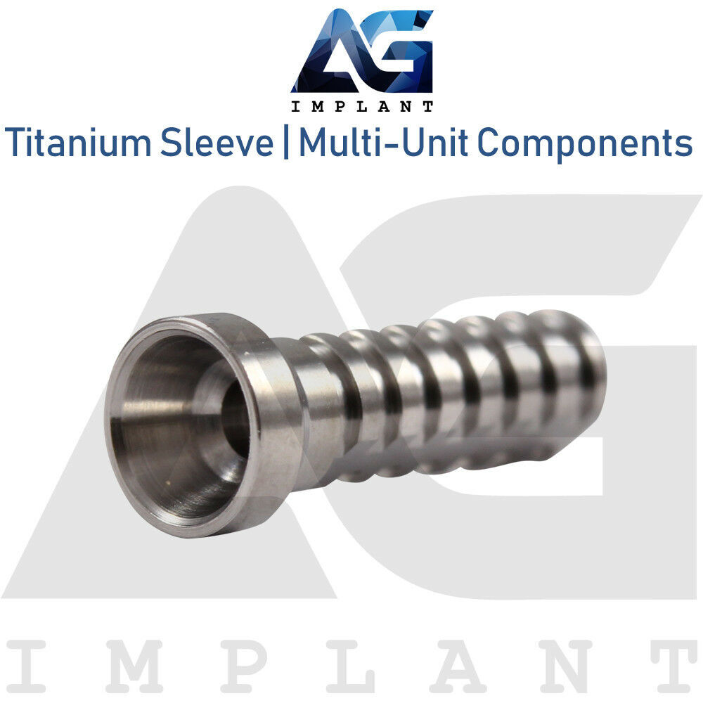 Angular Multi Unit Abtment 30° Conical Connection RP Titanium Set