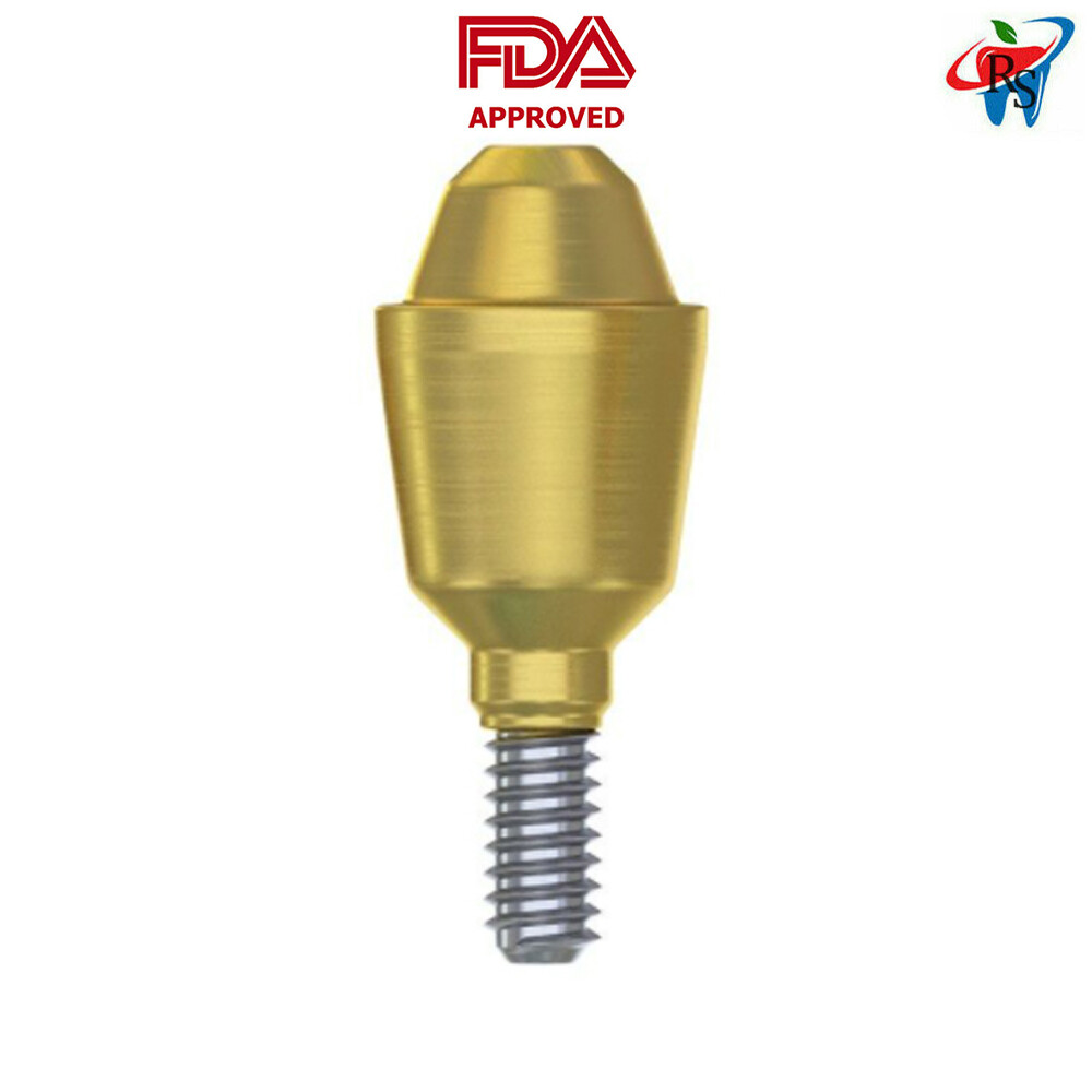 10x Set Straight Multi-Unit 1.6 RP Int Hex 2.42mm + Titanium Sleeve Fixture