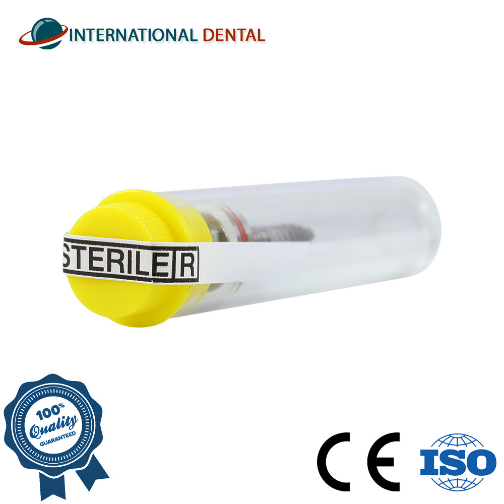 SLA Surface Titanium Conical Spiral Dental Fixture Narrow Platform 2.25mm