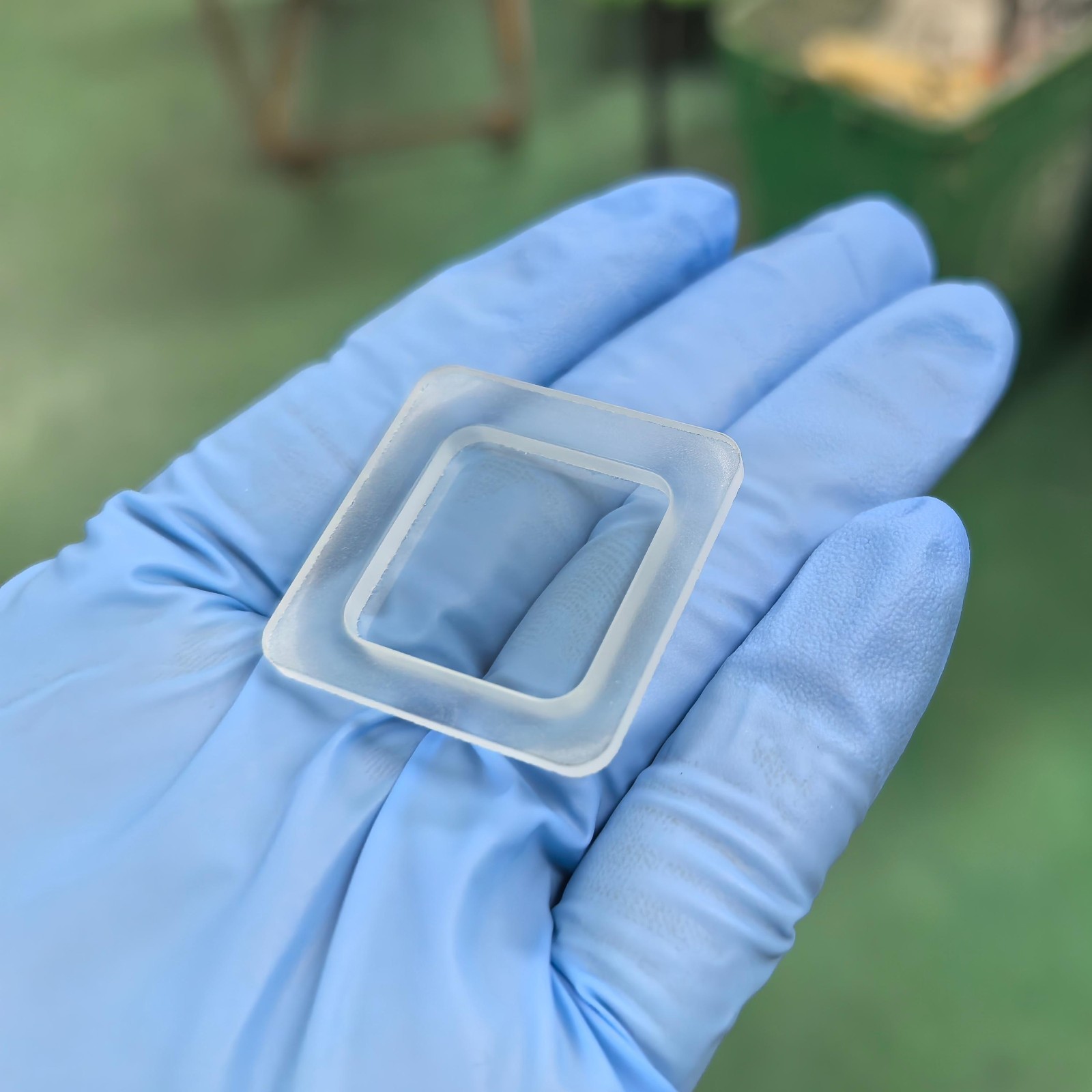 Custom Fluted Quartz Glass Step Window Fused Quartz Step Fused Silica Step Sheet