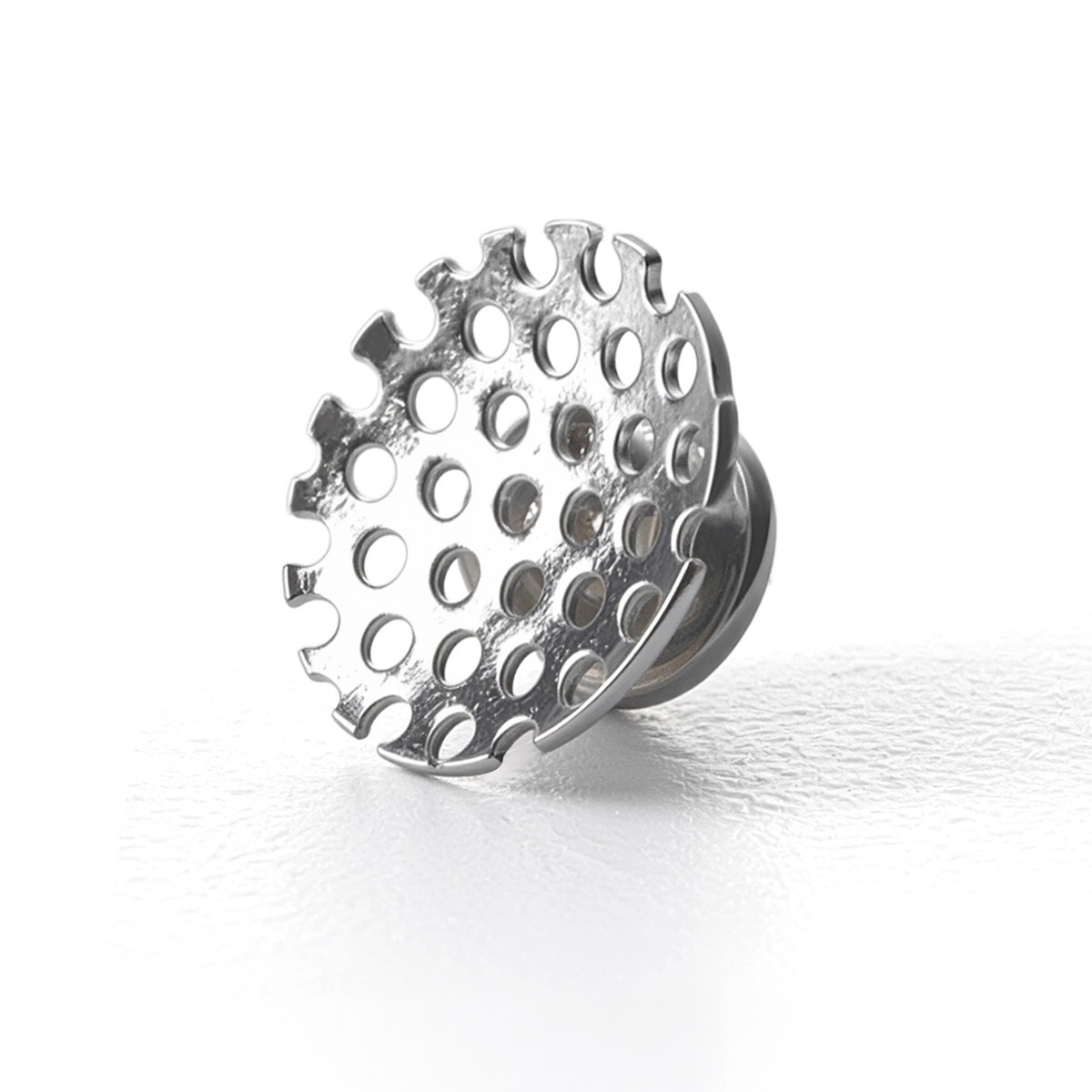 50pcs AZDENT Dental Orthodontic bondable Lingual Buttons Round Base With Hole