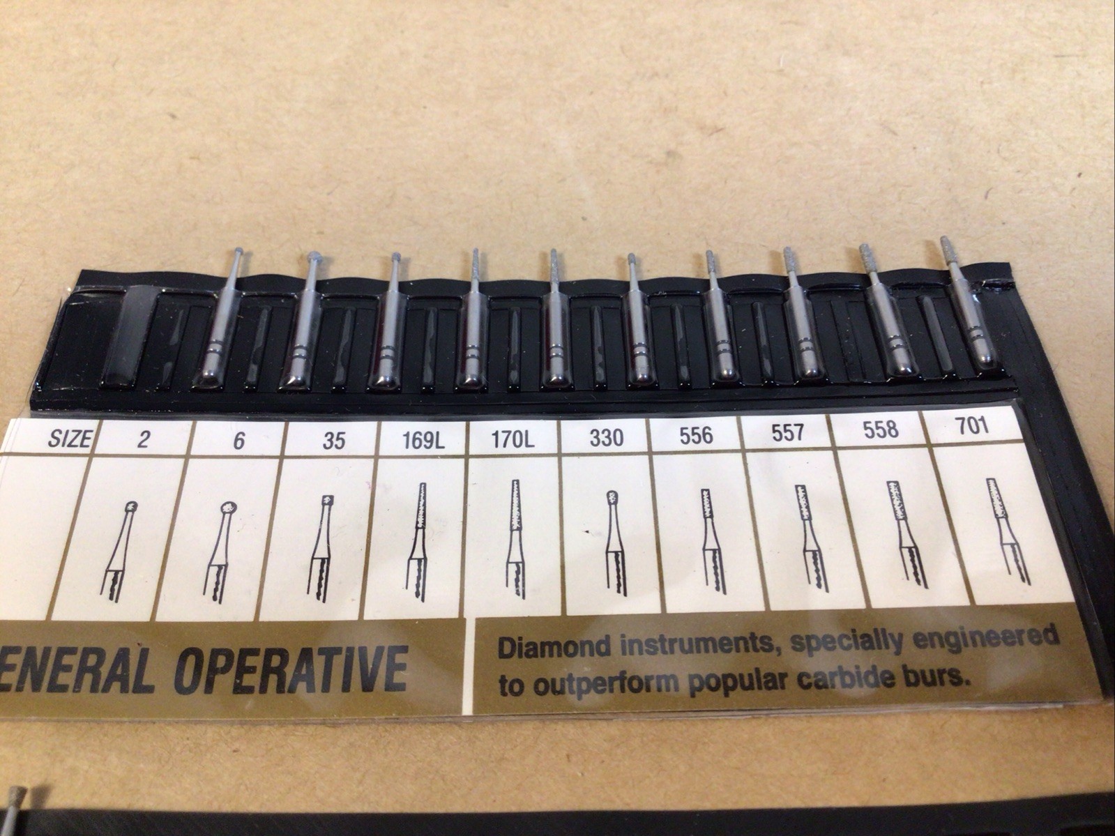 Vintage Premier Dental TWO STRIPER General Operative, Pears, Cones, Gingival