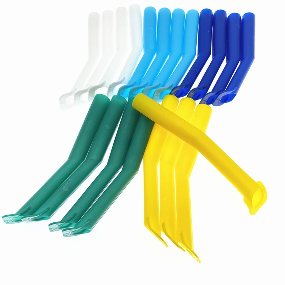 New Dental High Volume Suction Tips Duckbill Evacuation Tips 15mm