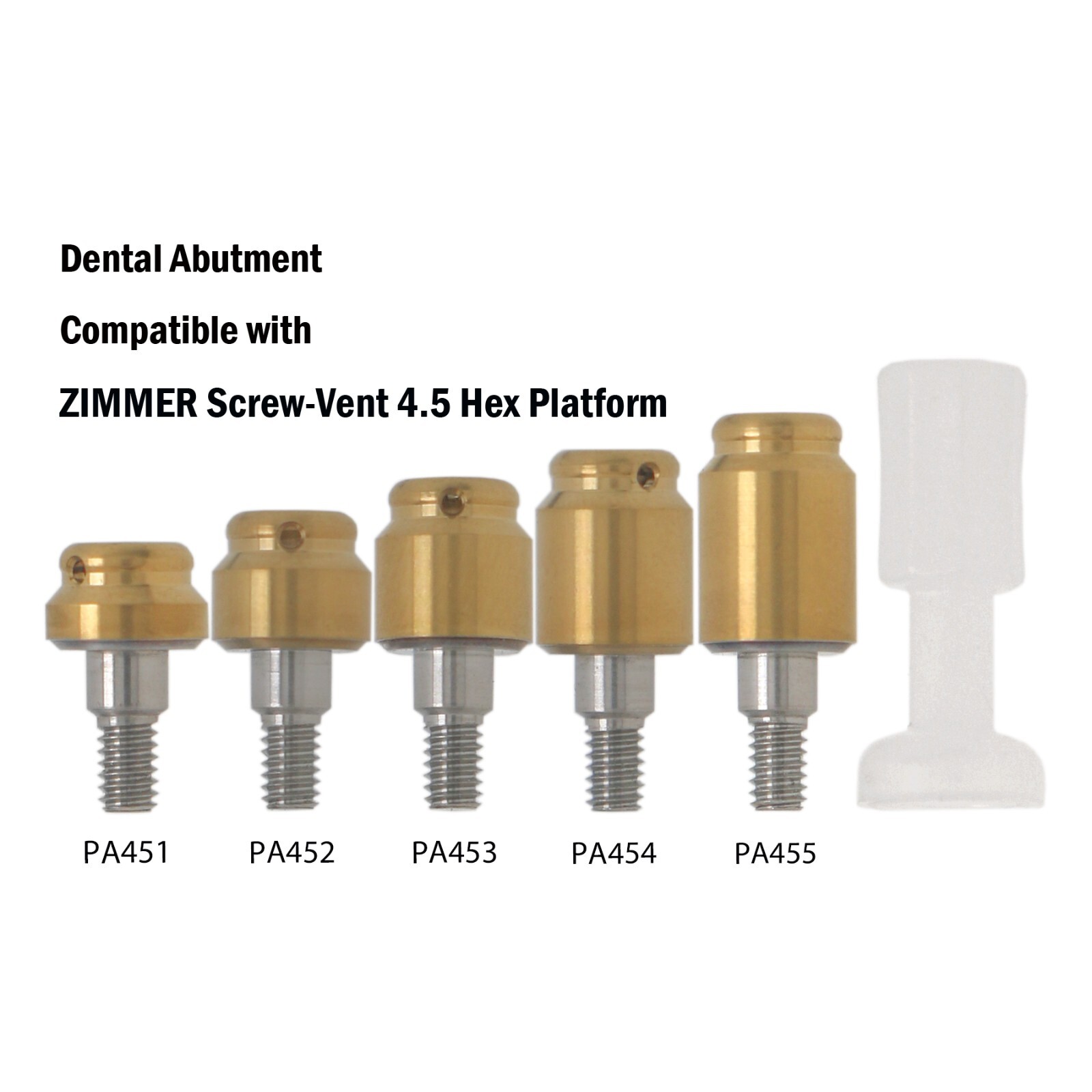 Hiossen/Nobel/Bego/Zimmer TSV/MIS Implants Tapered Locator Attachment Abutment
