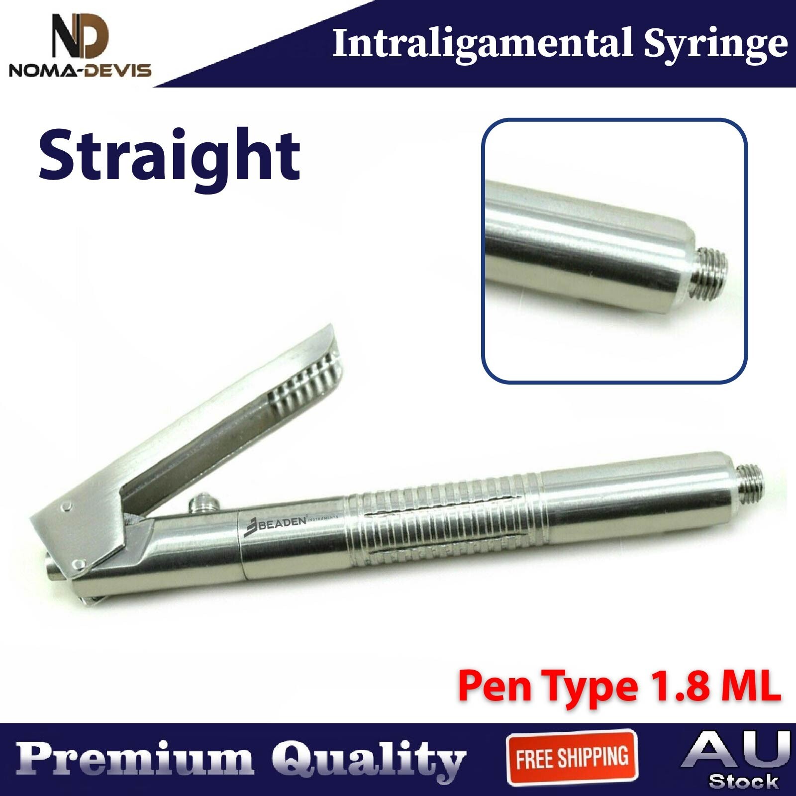 Intraligamentary Citoject Pen syringe straight Dental Lab Instruments BEADEN®